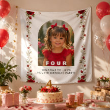 Tapisserie personnalisée Fille 4 ans
