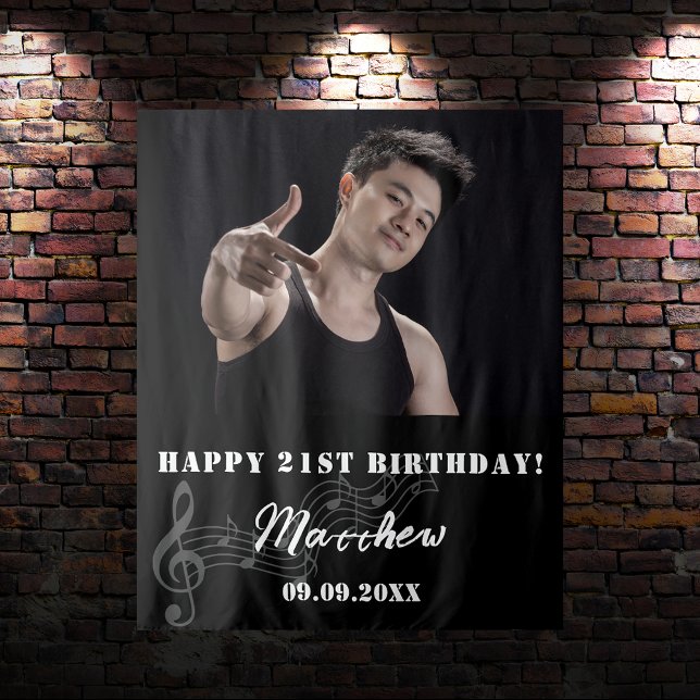 Tapisserie personnalisée pour un anniversaire sur  (Créateur téléchargé)