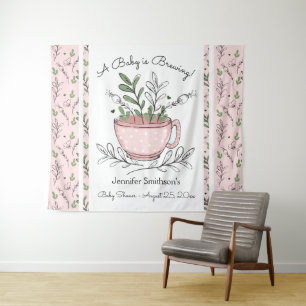 Tapisserie pour Baby Shower sur le thème de la tas