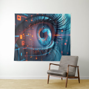 tapisserie Quantum Eye