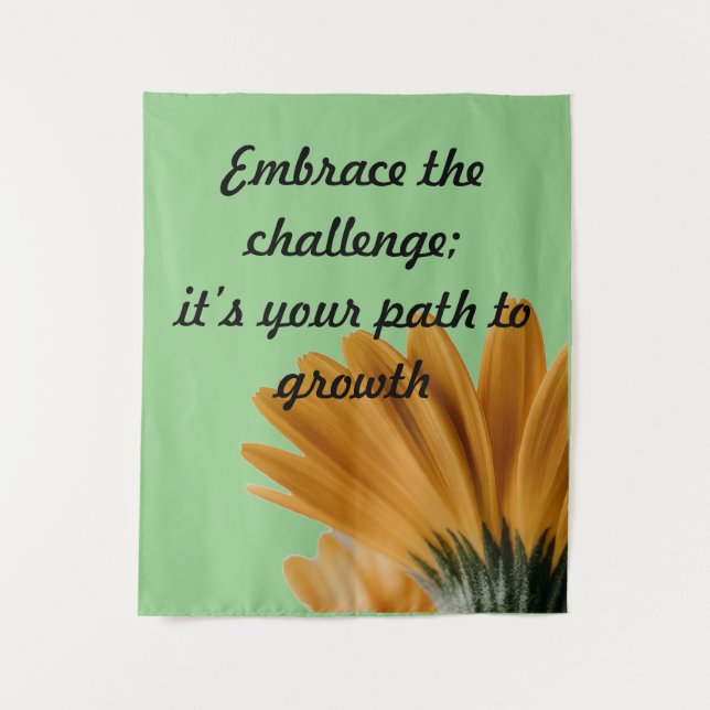 Tapisserie "Relever le défi" (Devant)