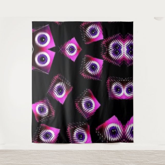 Tapisserie Rolling Eyes 88" x 104" (Devant)