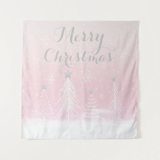 Tapisserie rose Christmas Wonderland