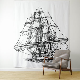 Tapisserie Ship Ahoy