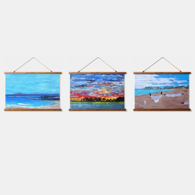Tapisserie Suspendue 3, Point de Dana "perspectives" (Tripler)