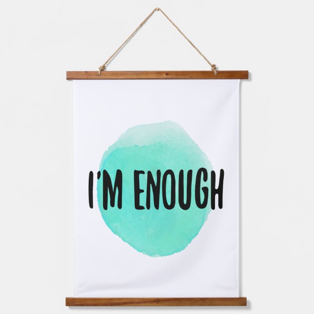 Tapisserie Suspendue acceptation de soi mots de motivation (Recto)