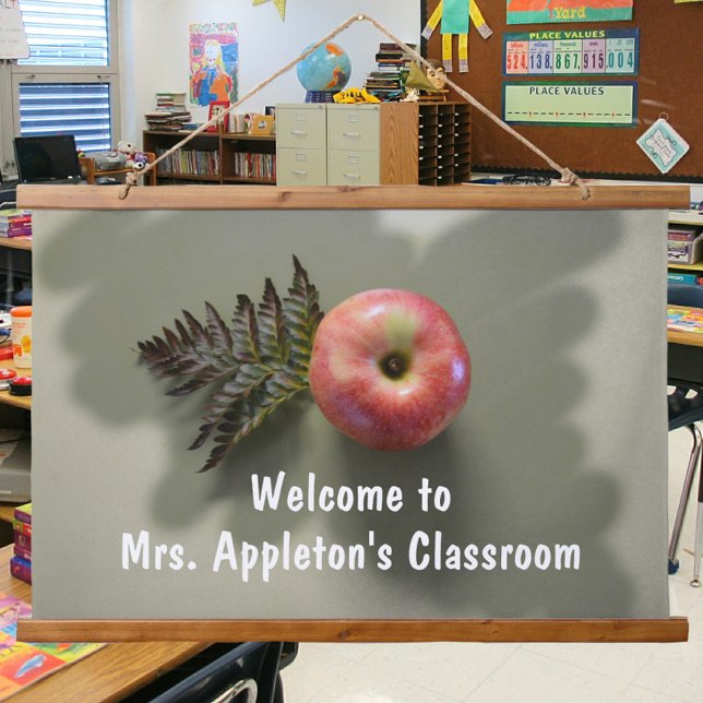 Tapisserie Suspendue Accueil Apple Salle de classe des enseignants (Créateur téléchargé)