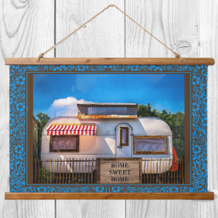 Tapisserie Suspendue Accueil Sweet Home Camper Vintage Remorque Décor d