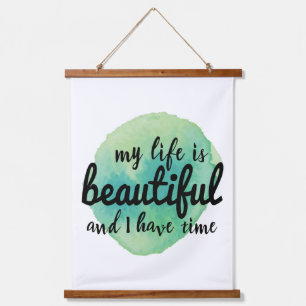Tapisserie Suspendue affirmations d'amour personnel pour l'acceptation