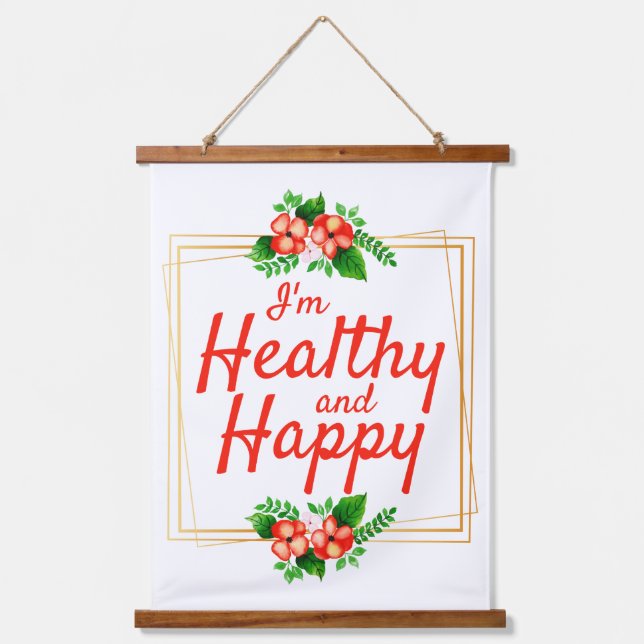 Tapisserie Suspendue affirmations positives citations pour le travail e (Recto)