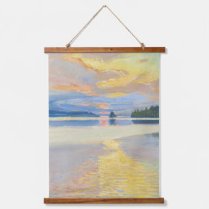 Tapisserie Suspendue Akseli Gallen-Kallela - Coucher de soleil sur le l