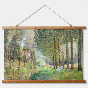 Tapisserie Suspendue Alfred Sisley - Reposez le long du ruisseau