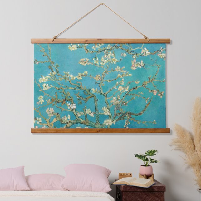 Tapisserie Suspendue Almond Blossom, 1890 par Vincent van Gogh (Chambre à coucher)