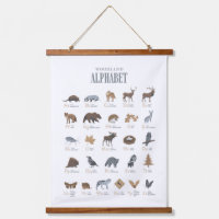Alphabet de bois Animal ABC Décor de pépinière
