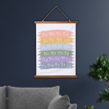 Alphabet espagnol cursif Brochures esthétiques