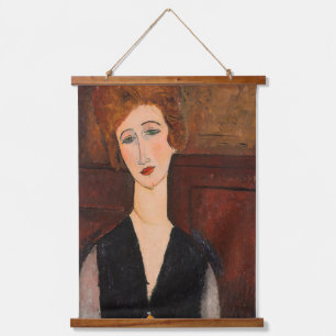 Tapisserie Suspendue Amedeo Modigliani - Portrait d'une femme