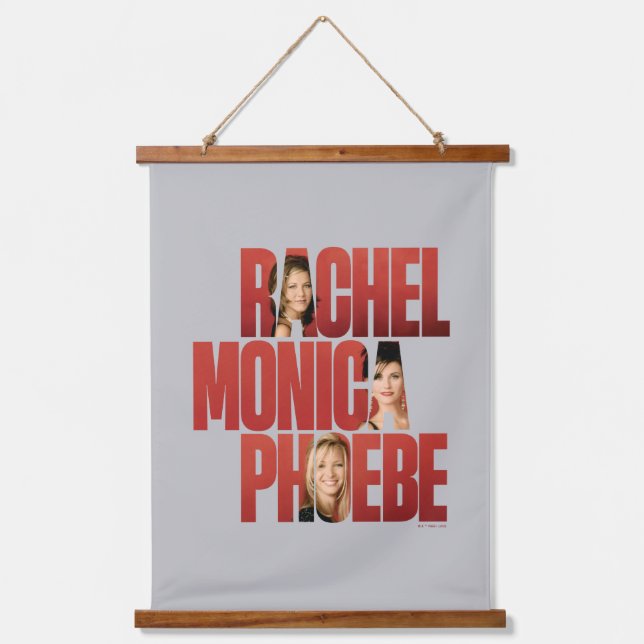 Tapisserie Suspendue AMIS™ | Rachel, Monica & Phoebe (Recto)