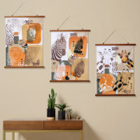 Animaux sauvages Tonalité Terre Art Pop Abstrait m
