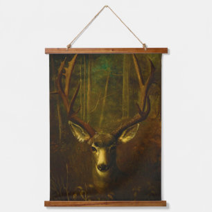 Tapisserie Suspendue Antique Deer Stag Encore peinture de la vie