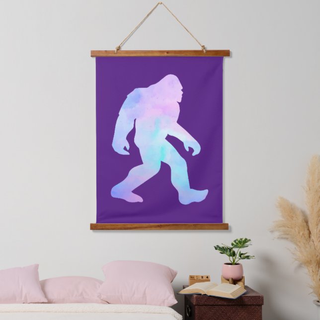Tapisserie Suspendue Aquarelle Bigfoot (Chambre à coucher)