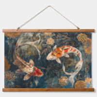 Aquarelle Koi Fish Illustration
