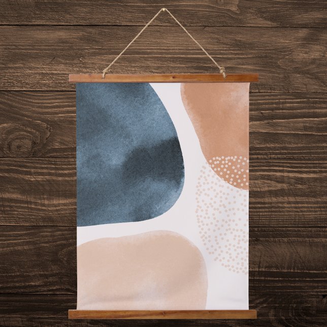 Tapisserie Suspendue Aquarelle minimaliste moderne (Créateur téléchargé)