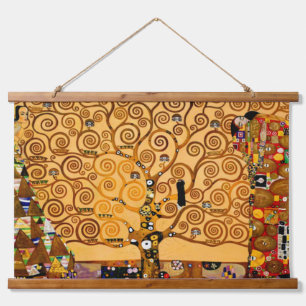 Tapisserie Suspendue Arbre de vie par Gustav Klimt Fine Art