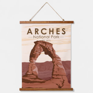 Tapisserie Suspendue Arches Parc National Delicate Arc Vintage