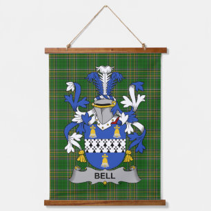Tapisserie Suspendue Armoiries irlandaises Bell Coat of Arms Famille