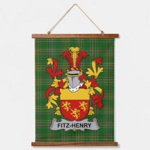 Tapisserie Suspendue Armoiries irlandaises de Fitz-Henry Crest