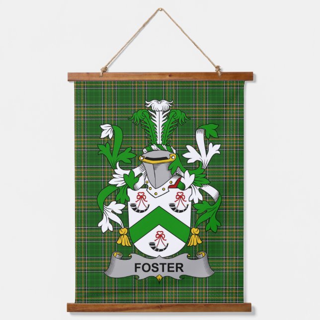 Tapisserie Suspendue Armoiries irlandaises de Foster Family Crest (Recto)