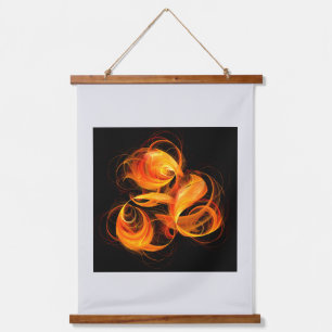 Tapisserie Suspendue Art Abstrait Fireball