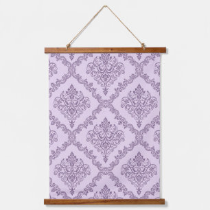 Tapisserie Suspendue Art Décoratif Floral Fleurs de motifs violets