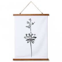 "Art Floral Minimaliste" Design élégant
