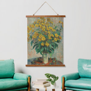 Tapisserie Suspendue Artichauts de Jérusalem vintage