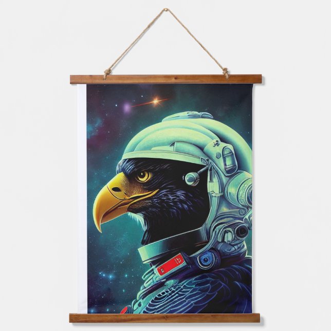 Tapisserie Suspendue Astronaut animal Marche spatiale, Univers, espace, (Recto)