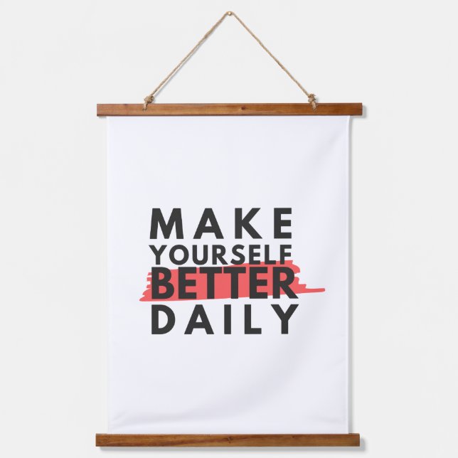 Tapisserie Suspendue attitude positive motivation mots positifs (Recto)