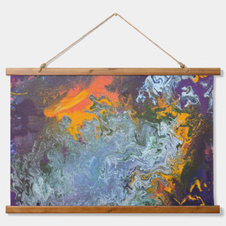 Tapisserie Suspendue Au nord du 60 lever du soleil sur le lac.