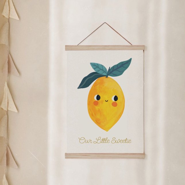 Tapisserie Suspendue Baby Little sweetie Cute Lemon Nourrisary (Créateur téléchargé)