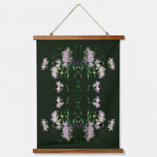 Tapisserie Suspendue Balme d'abeille violet sauvage Abstrait