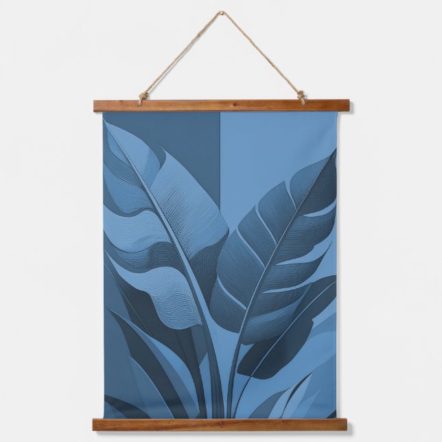 Tapisserie Suspendue Bananarama Hawaiian Banana Leaves  (Recto)