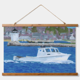 Tapisserie Suspendue Bateau homardier Portland, Maine