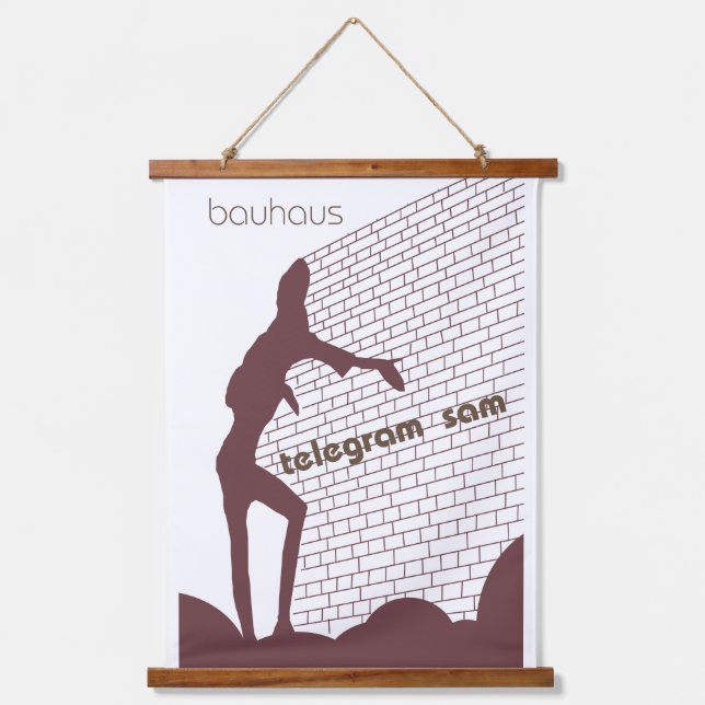 Tapisserie Suspendue Bauhaus Telegram Sam Poster Art (Recto)