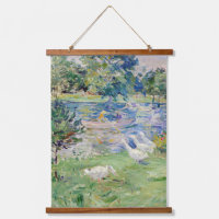 Berthe Morisot - Fille en bateau avec oie