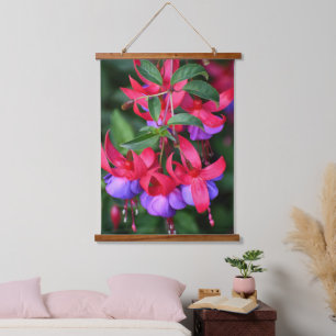 Tapisserie Suspendue Bicolore violet rose Fuchsia