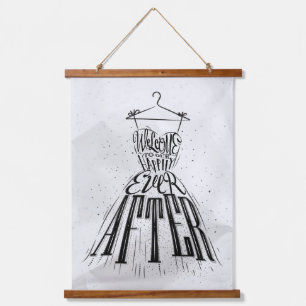 Tapisserie Suspendue Bienvenue À Notre Happy Toujours Après