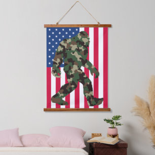 Tapisserie Suspendue Bigfoot Sasquatch Camo