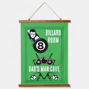 Tapisserie Suspendue Billards de poche vintage