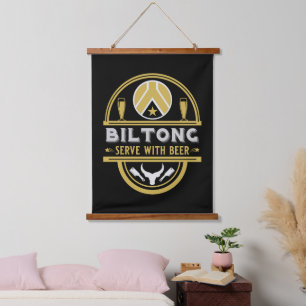 Tapisserie Suspendue Biltong Et Bière