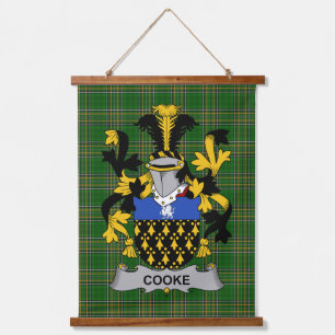 Tapisserie Suspendue Blason de Famille Cooke Irlandais